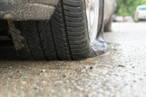 ترکیدگی لاستیک ماشین