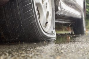 ترکیدگی لاستیک ماشین