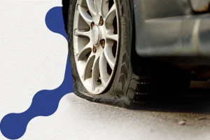 ترکیدگی لاستیک ماشین